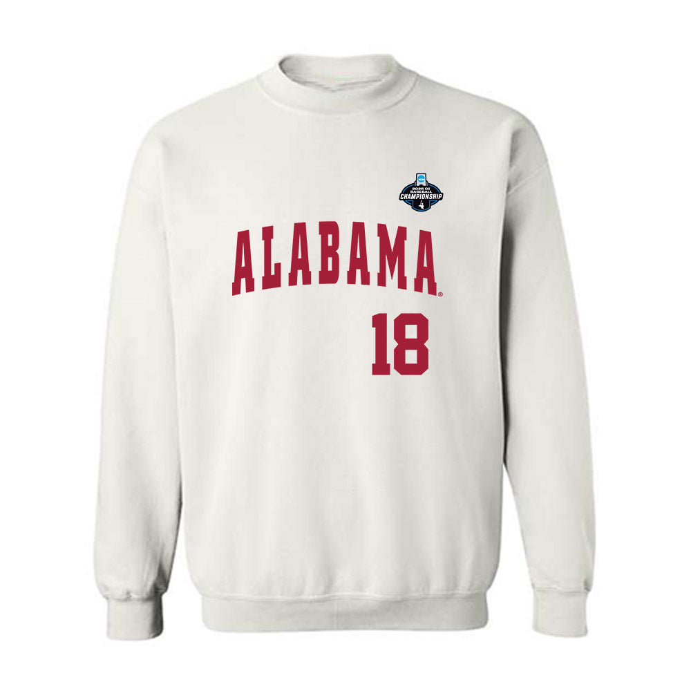 Alabama - NCAA Baseball : Will Hodo - NCAA® Replica Shersey Crewneck Sweatshirt-0