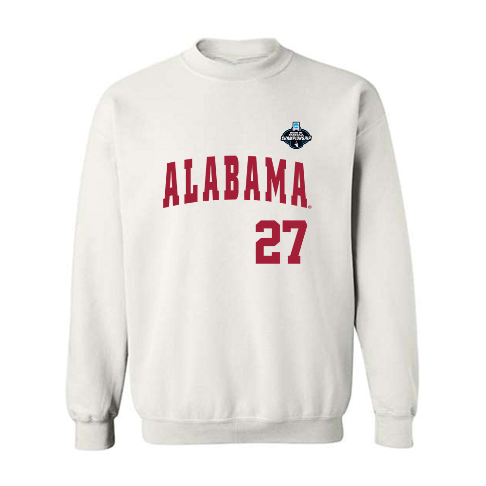 Alabama - NCAA Baseball : Garrett Staton - NCAA® Replica Shersey Crewneck Sweatshirt-0