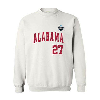 Alabama - NCAA Baseball : Garrett Staton - NCAA® Replica Shersey Crewneck Sweatshirt-0