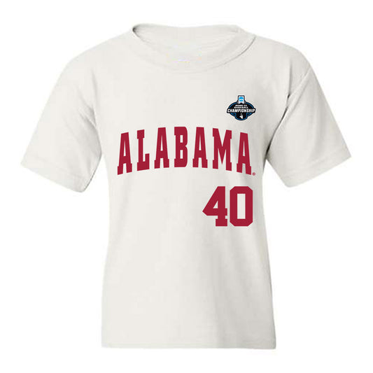 Alabama - NCAA Baseball : Sean Griggs - NCAA® Replica Shersey Youth T-Shirt-0