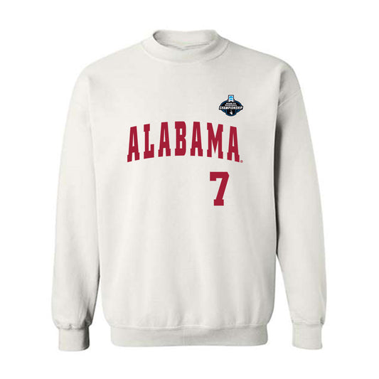 Alabama - NCAA Baseball : Matthew Heiberger - NCAA® Replica Shersey Crewneck Sweatshirt-0