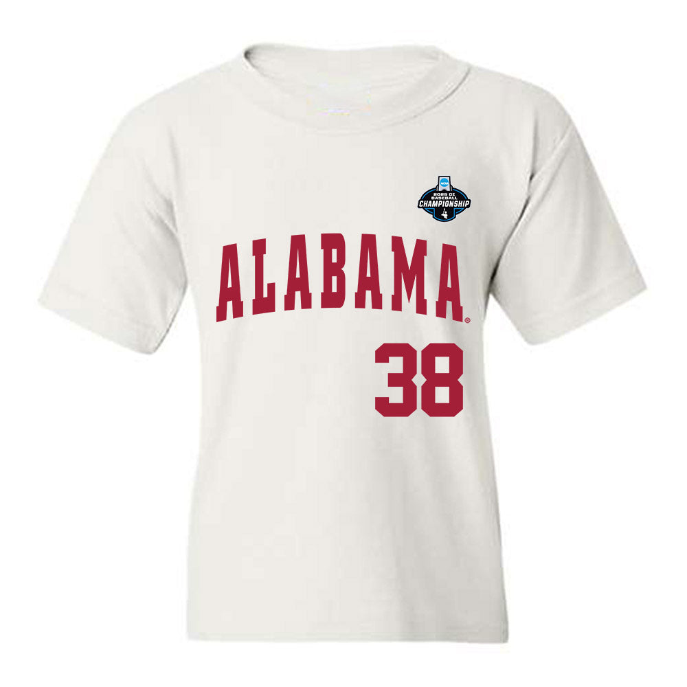 Alabama - NCAA Baseball : Zach Kittrell - NCAA® Replica Shersey Youth T-Shirt-0