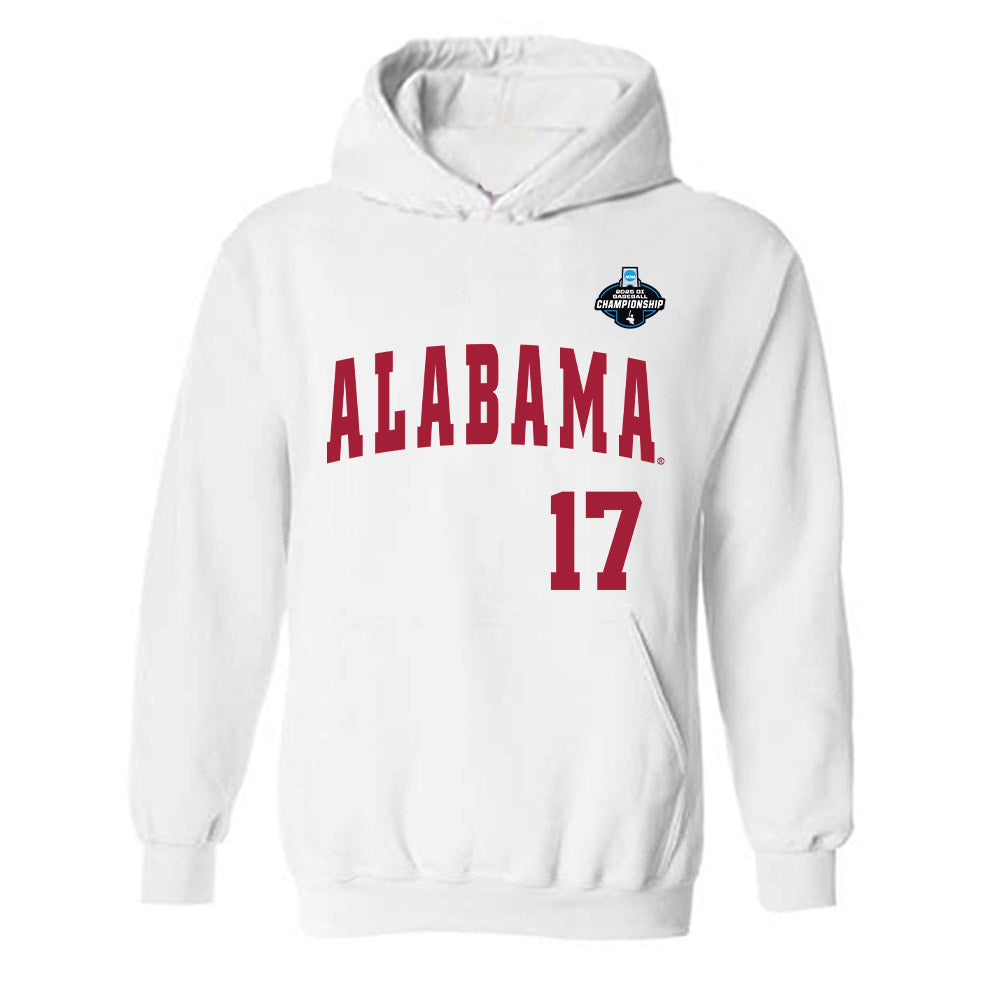 Alabama - NCAA Baseball : Will Plattner - NCAA® Replica Shersey Hooded Sweatshirt-0