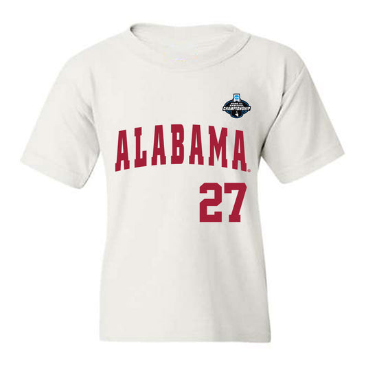 Alabama - NCAA Baseball : Garrett Staton - NCAA® Replica Shersey Youth T-Shirt-0
