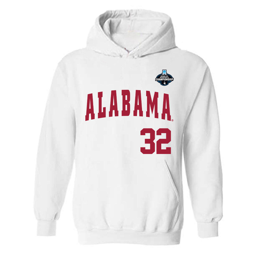 Alabama - NCAA Baseball : Braylon Myers - NCAA® Replica Shersey Hooded Sweatshirt-0