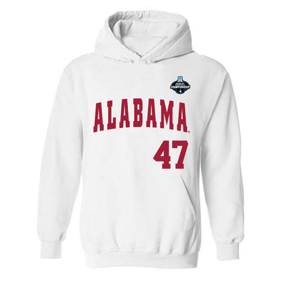 Alabama - NCAA Baseball : Jojo Williamson - NCAA® Replica Shersey Hooded Sweatshirt-0
