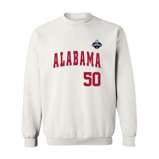Alabama - NCAA Baseball : Connor Lehman - NCAA® Replica Shersey Crewneck Sweatshirt-0