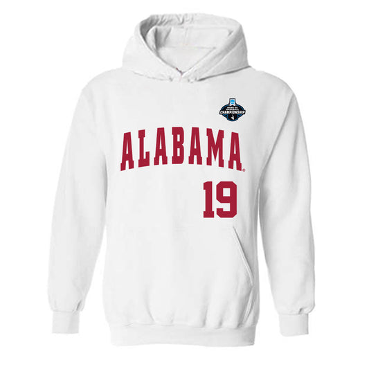 Alabama - NCAA Baseball : Aeden Finateri - NCAA® Replica Shersey Hooded Sweatshirt-0