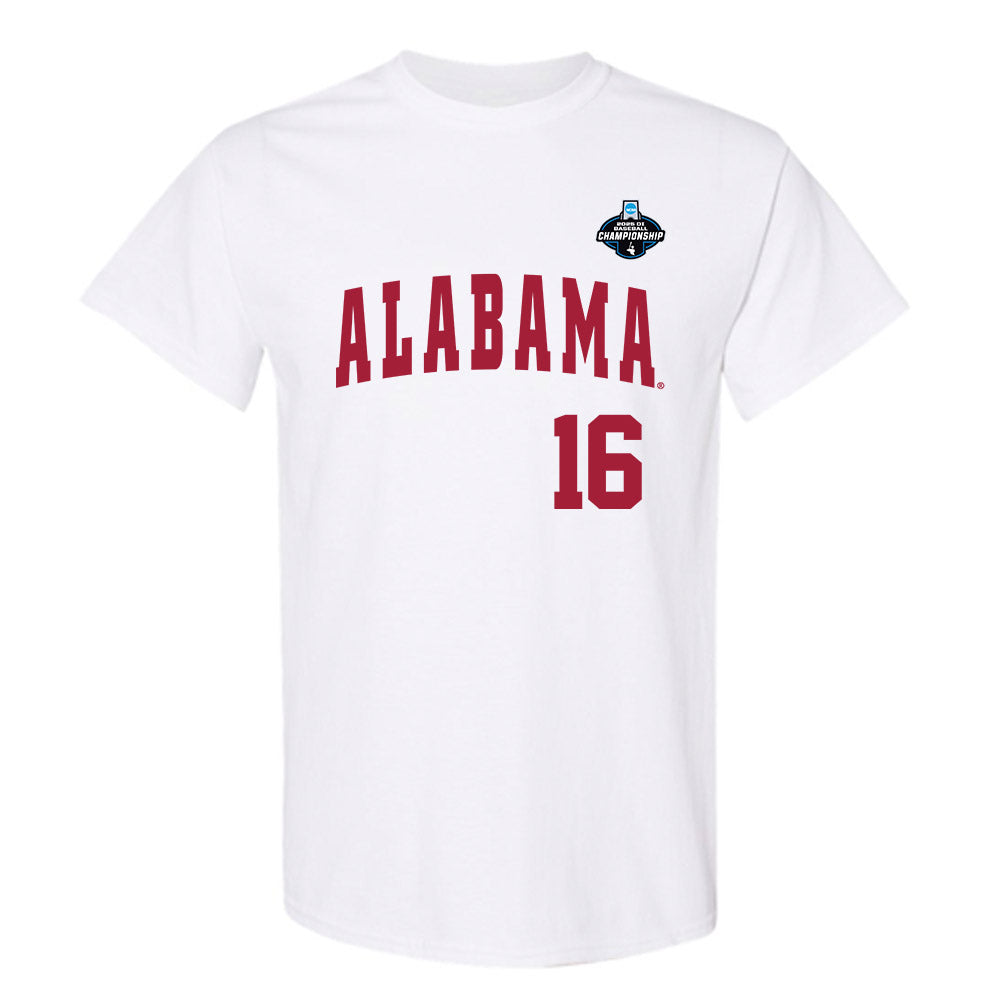 Alabama - NCAA Baseball : Jonathan Stevens - NCAA® Replica Shersey T-Shirt-0