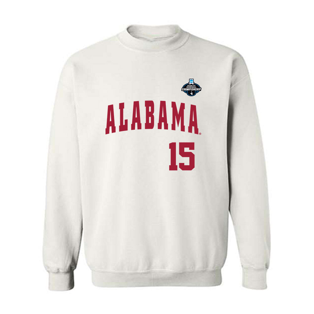 Alabama - NCAA Baseball : Coleman Mizell - NCAA® Replica Shersey Crewneck Sweatshirt-0