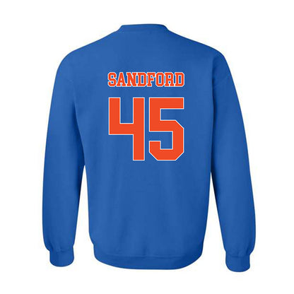 Florida - NCAA Baseball : Schuyler Sandford - Replica Shersey Crewneck Sweatshirt-1