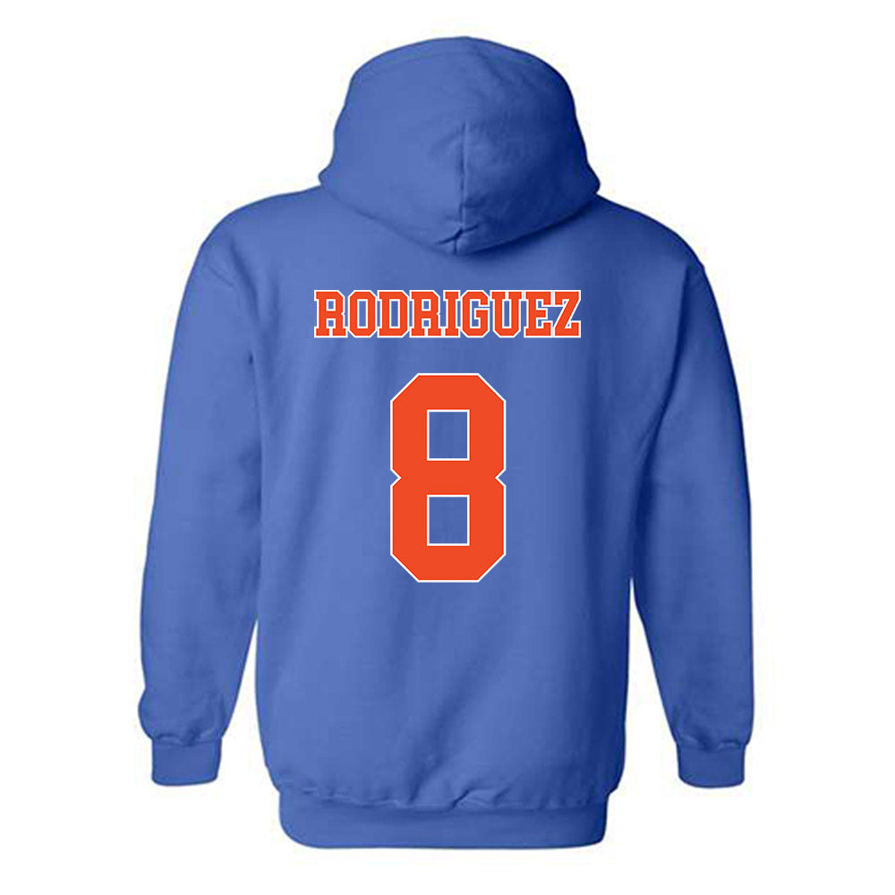 Florida - NCAA Baseball : Christian Rodriguez - Replica Shersey Hooded Sweatshirt-1