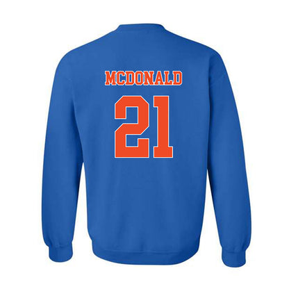 Florida - NCAA Baseball : Caden McDonald - Replica Shersey Crewneck Sweatshirt-1