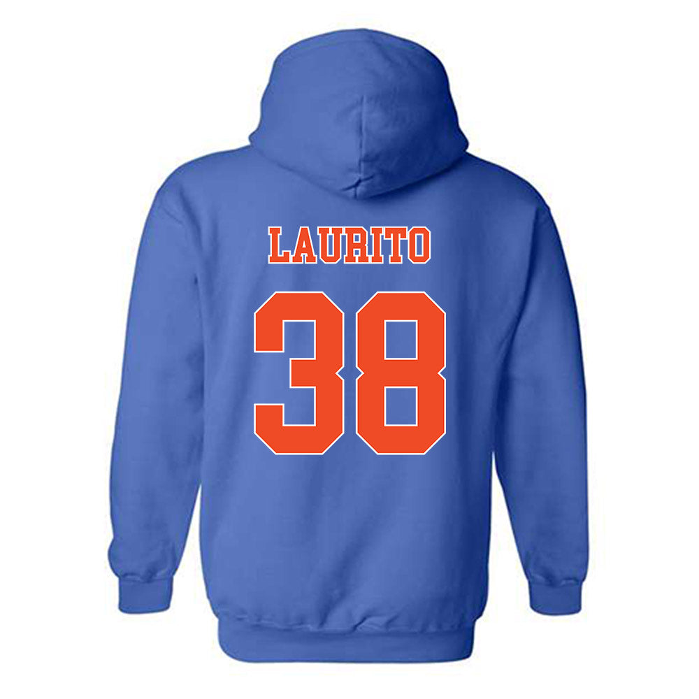 Florida - NCAA Baseball : Mason Laurito - Replica Shersey Hooded Sweatshirt-1