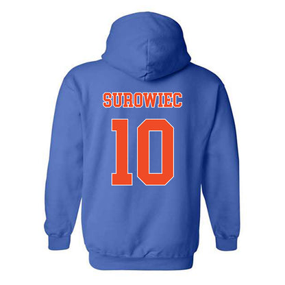 Florida - NCAA Baseball : Ethan Surowiec - NCAA® Replica Shersey Hooded Sweatshirt-1