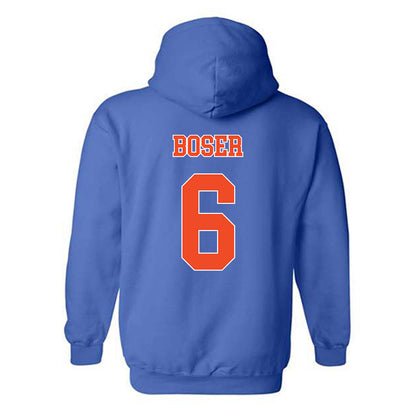 Florida - NCAA Baseball : Bobby Boser - Replica Shersey Hooded Sweatshirt-1