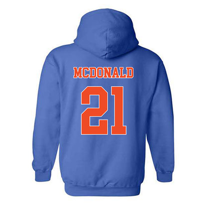Florida - NCAA Baseball : Caden McDonald - Replica Shersey Hooded Sweatshirt-1
