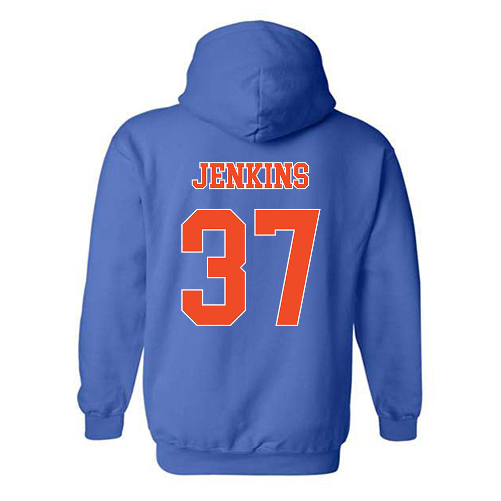 Florida - NCAA Baseball : Matthew Jenkins - Replica Shersey Hooded Sweatshirt-1