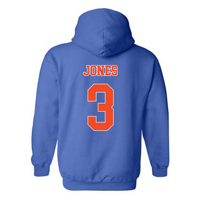 Florida - NCAA Baseball : Kyle Jones - Replica Shersey Hooded Sweatshirt-1