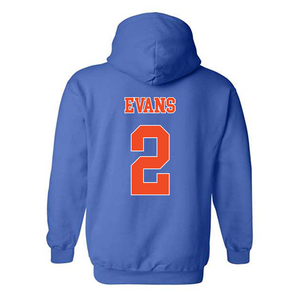 Florida - NCAA Baseball : Ty Evans - Replica Shersey Hooded Sweatshirt-1