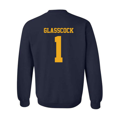 West Virginia - NCAA Baseball : JJ Glasscock - NCAA® Replica Shersey Crewneck Sweatshirt-1
