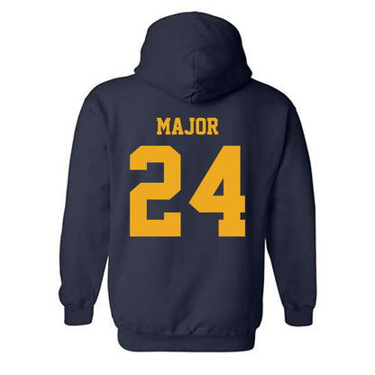 West Virginia - NCAA Baseball : Aidan Major - NCAA® Replica Shersey Hooded Sweatshirt-1