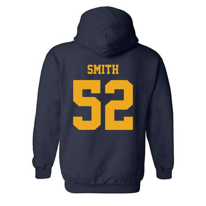 West Virginia - NCAA Baseball : Weston Smith - NCAA® Replica Shersey Hooded Sweatshirt-1