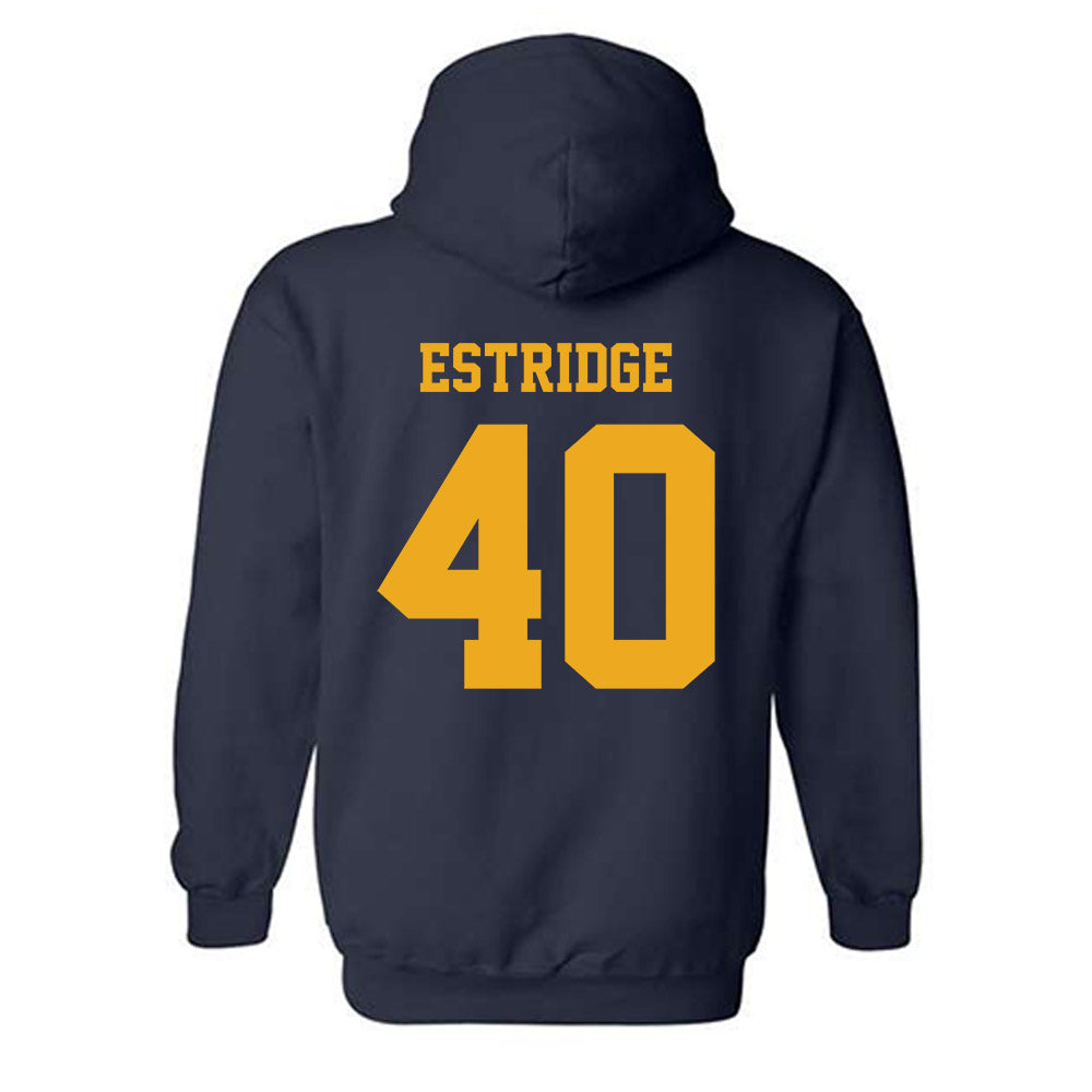 West Virginia - NCAA Baseball : Carson Estridge - NCAA® Replica Shersey Hooded Sweatshirt-1
