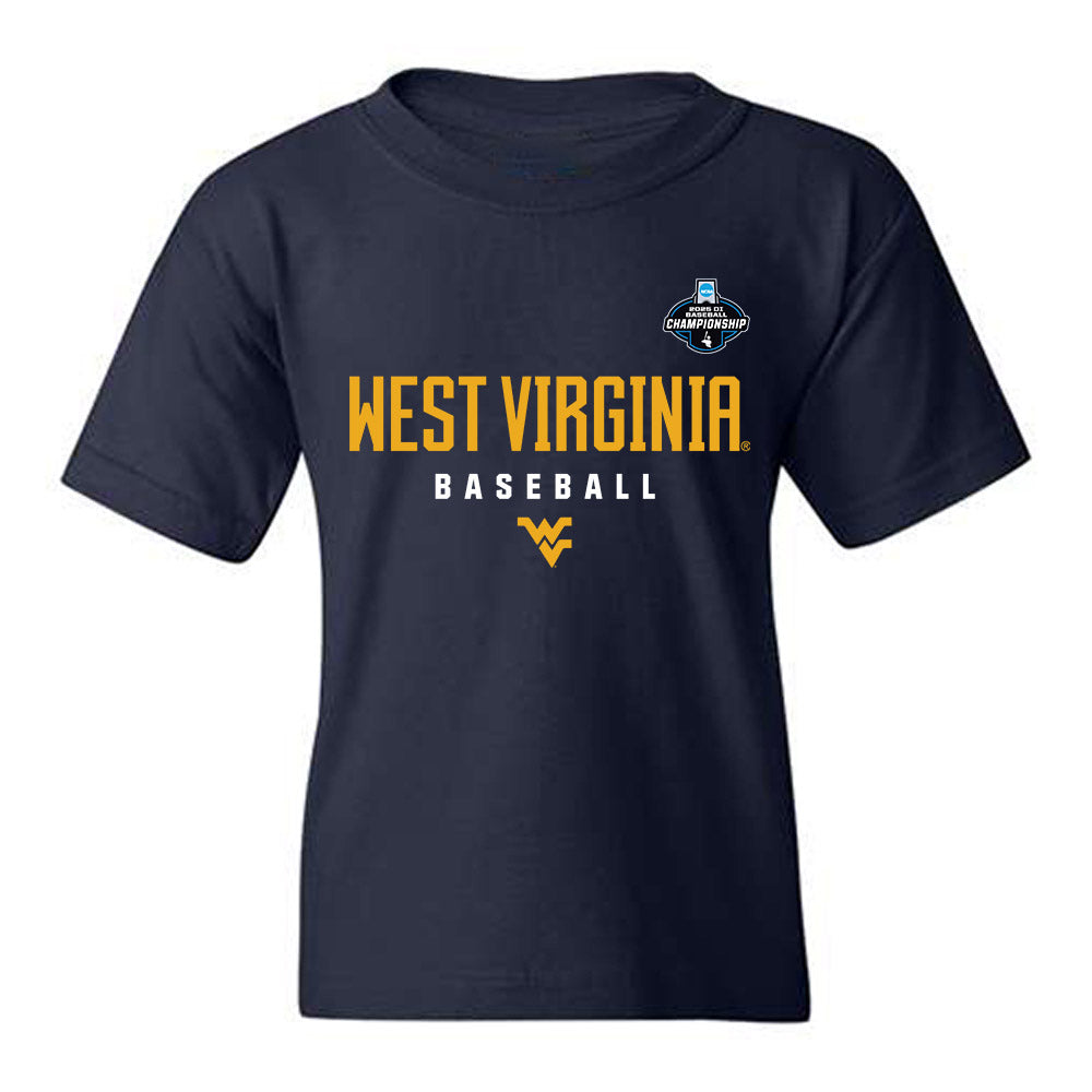West Virginia - NCAA Baseball : Joshua Surigao - NCAA® Replica Shersey Youth T-Shirt-0