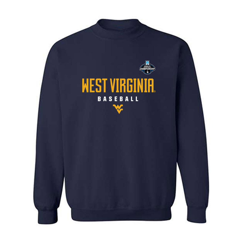 West Virginia - NCAA Baseball : Ben Hampton - NCAA® Replica Shersey Crewneck Sweatshirt-0