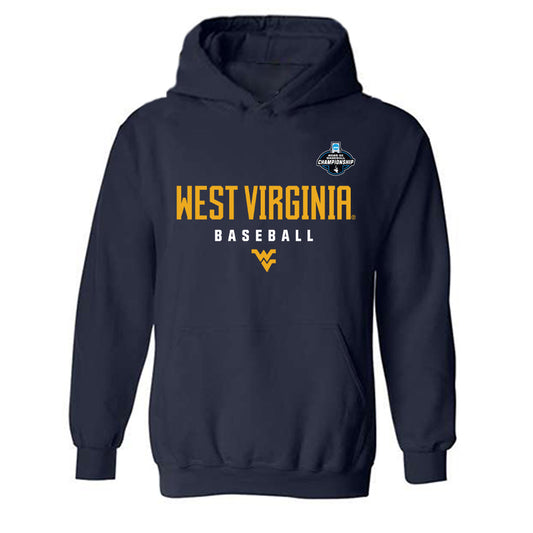 West Virginia - NCAA Baseball : Aidan Major - NCAA® Replica Shersey Hooded Sweatshirt-0