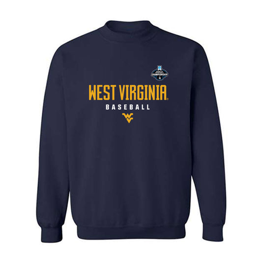 West Virginia - NCAA Baseball : Ben McDougal - NCAA® Replica Shersey Crewneck Sweatshirt-0