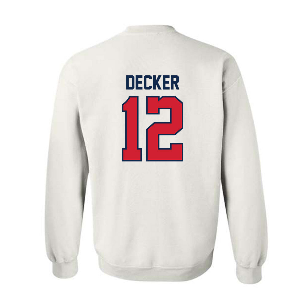 Ole Miss - NCAA Baseball : Dominic Decker - NCAA® Replica Shersey Crewneck Sweatshirt-1