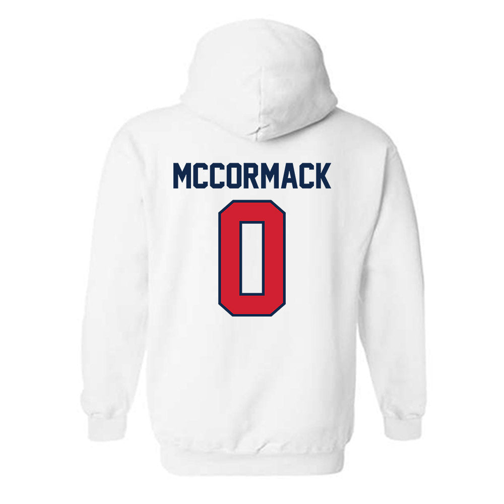Ole Miss - NCAA Baseball : Brady McCormack - NCAA® Replica Shersey Hooded Sweatshirt-1