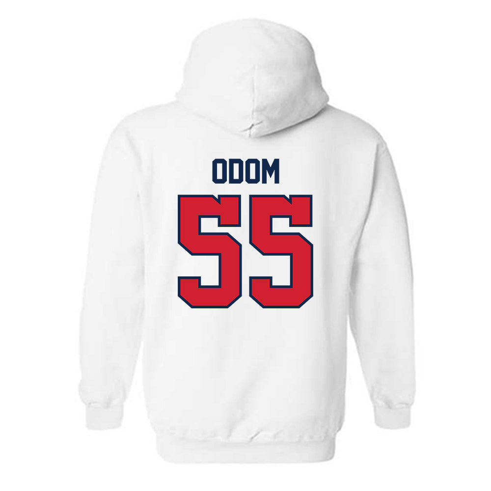 Ole Miss - NCAA Baseball : Leo Odom - NCAA® Replica Shersey Hooded Sweatshirt-1