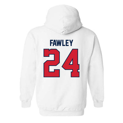 Ole Miss - NCAA Baseball : Austin Fawley - NCAA® Replica Shersey Hooded Sweatshirt-1