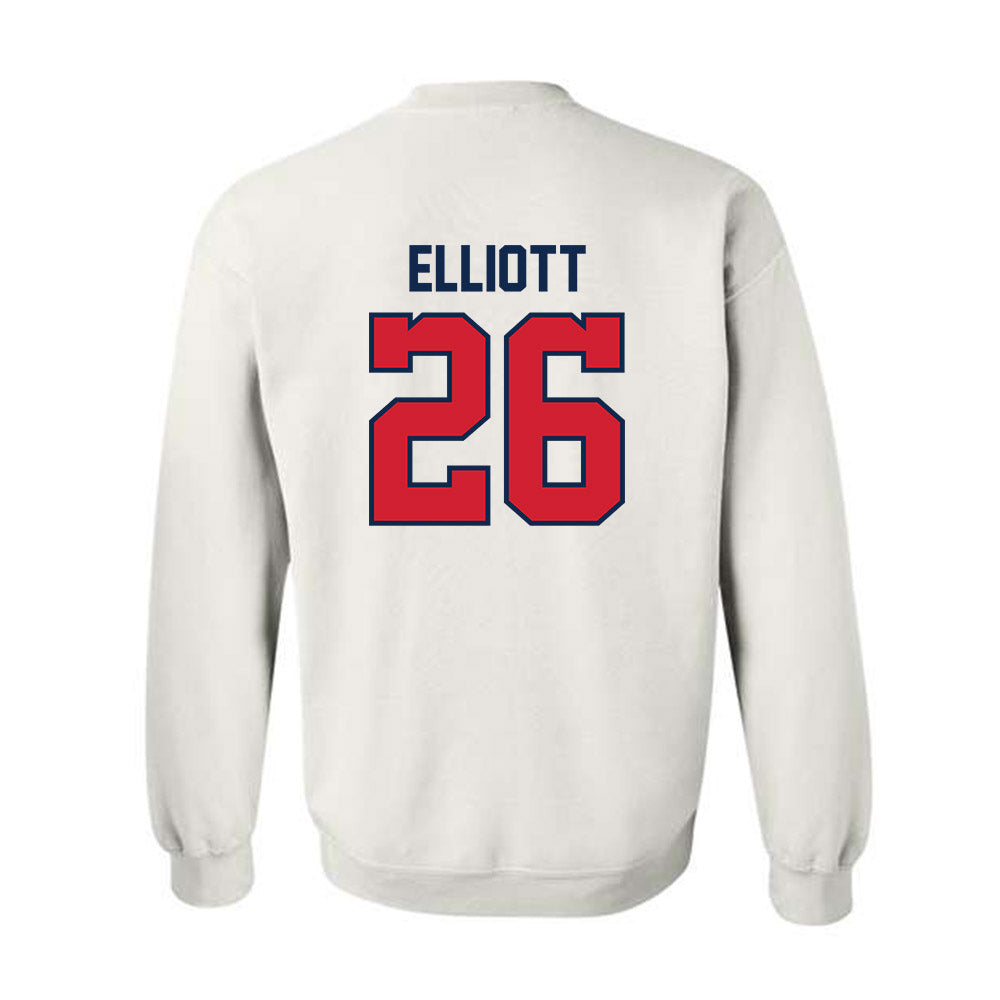 Ole Miss - NCAA Baseball : Hunter Elliott - NCAA® Replica Shersey Crewneck Sweatshirt-1