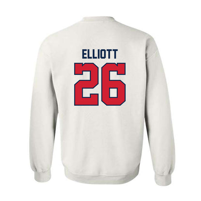 Ole Miss - NCAA Baseball : Hunter Elliott - NCAA® Replica Shersey Crewneck Sweatshirt-1