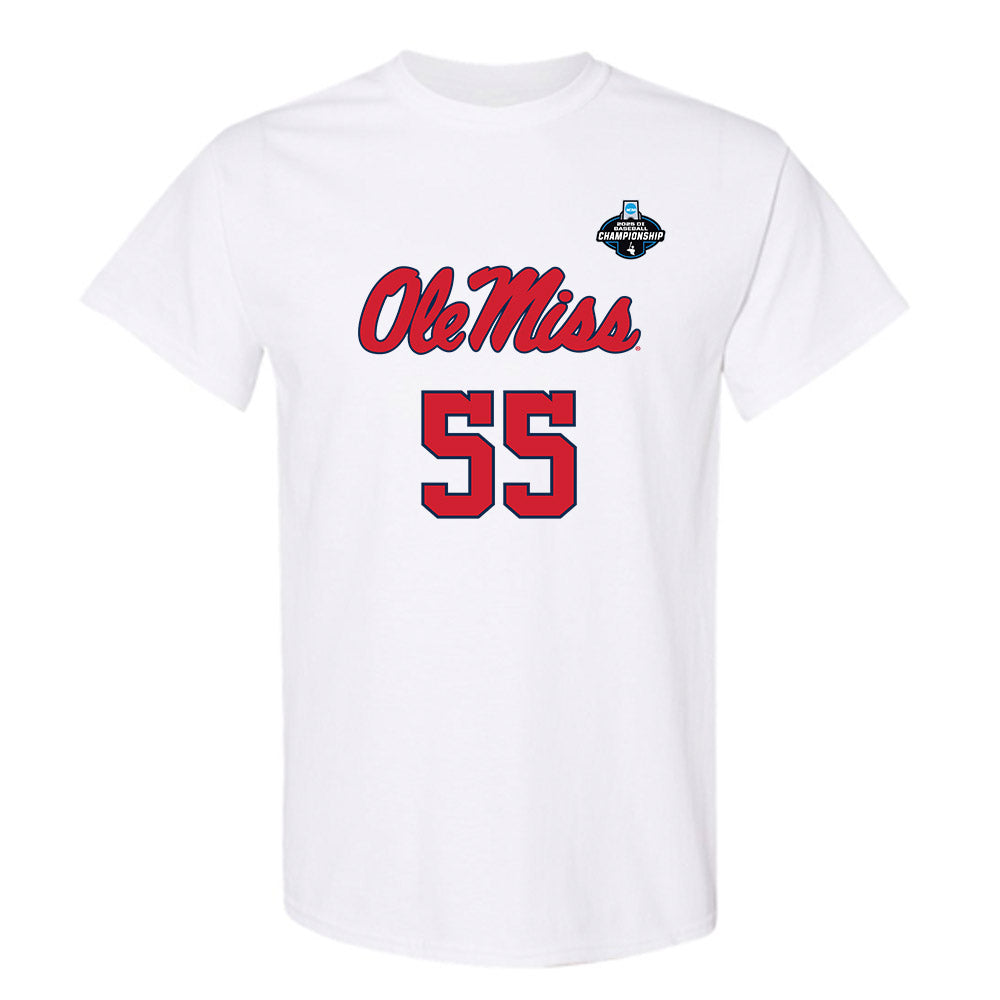 Ole Miss - NCAA Baseball : Leo Odom - NCAA® Replica Shersey T-Shirt-0