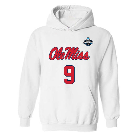 Ole Miss - NCAA Baseball : Hayden Federico - NCAA® Replica Shersey Hooded Sweatshirt-0