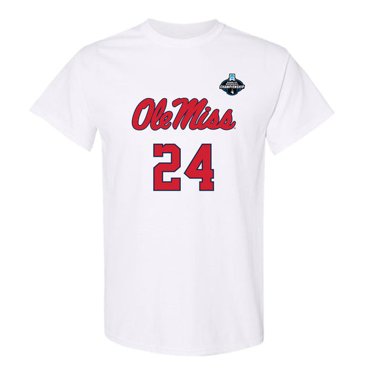 Ole Miss - NCAA Baseball : Austin Fawley - NCAA® Replica Shersey T-Shirt-0