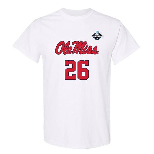 Ole Miss - NCAA Baseball : Hunter Elliott - NCAA® Replica Shersey T-Shirt-0