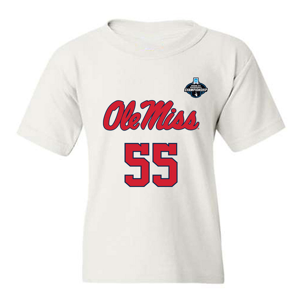 Ole Miss - NCAA Baseball : Leo Odom - NCAA® Replica Shersey Youth T-Shirt-0