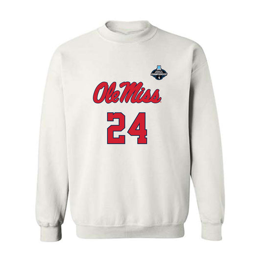 Ole Miss - NCAA Baseball : Austin Fawley - NCAA® Replica Shersey Crewneck Sweatshirt-0