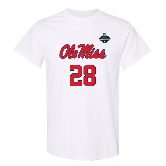 Ole Miss - NCAA Baseball : Noah Allen - NCAA® Replica Shersey T-Shirt-0