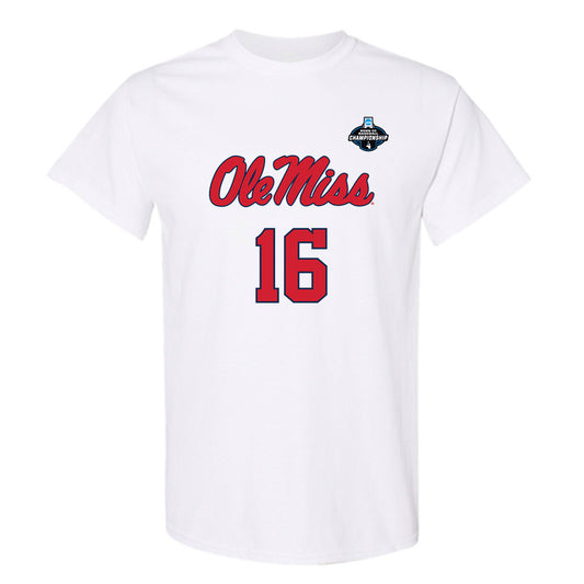 Ole Miss - NCAA Baseball : Brayden Jones - NCAA® Replica Shersey T-Shirt-0