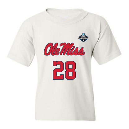 Ole Miss - NCAA Baseball : Noah Allen - NCAA® Replica Shersey Youth T-Shirt-0