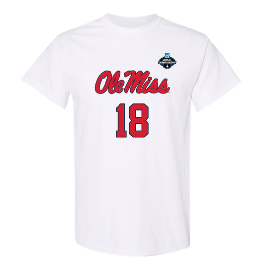 Ole Miss - NCAA Baseball : Greyson Parker - NCAA® Replica Shersey T-Shirt-0