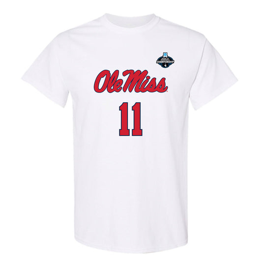 Ole Miss - NCAA Baseball : William Cutshall - NCAA® Replica Shersey T-Shirt-0