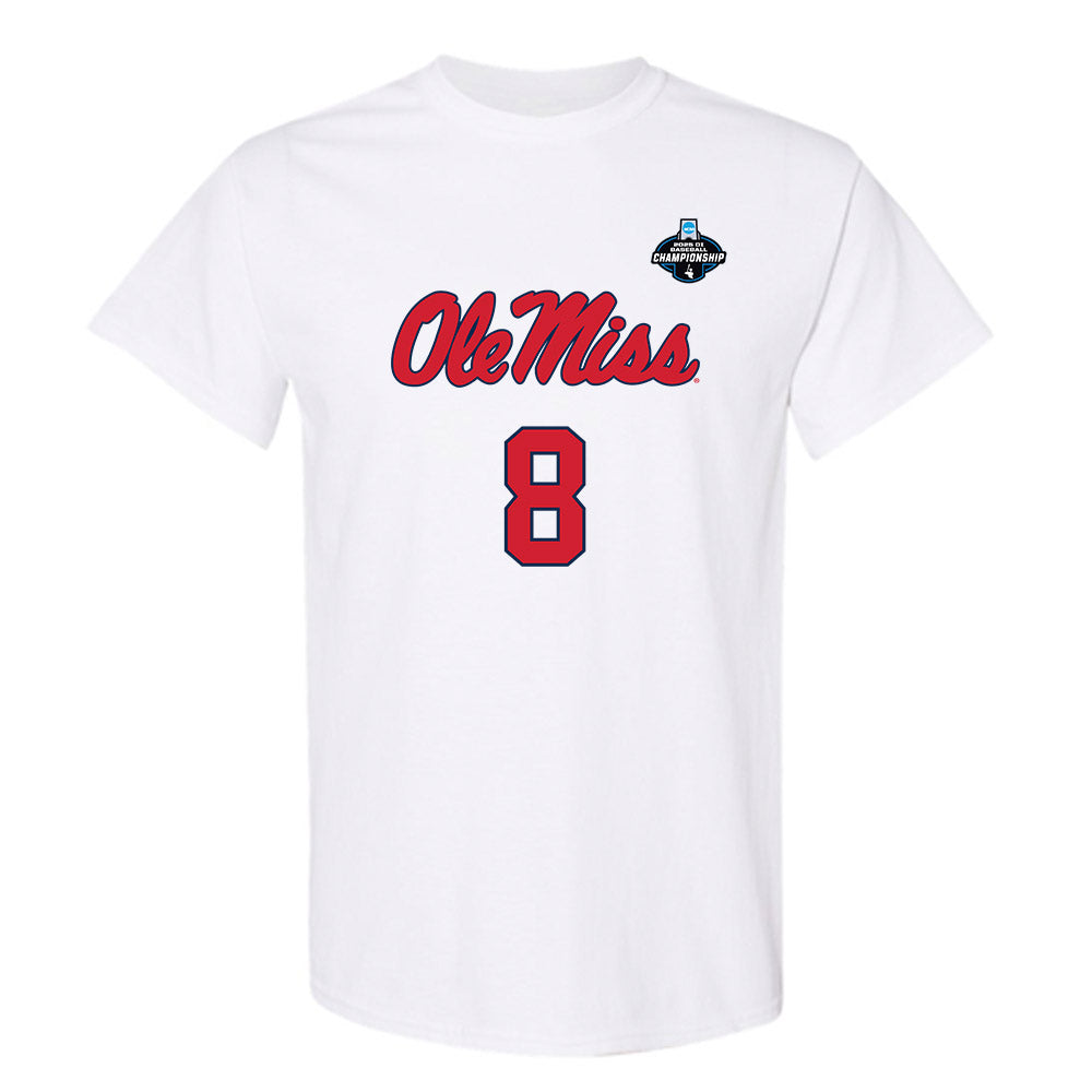 Ole Miss - NCAA Baseball : Tate Sirmans - NCAA® Replica Shersey T-Shirt-0